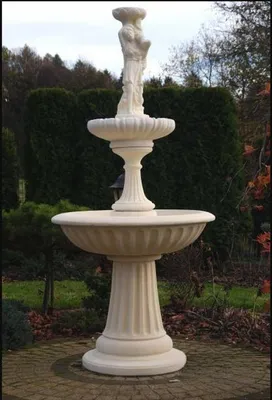 Image de Fontaine décorative Fontaine 197cm Sculpture Fontaine Déco Jardin Fontaine Étang Nouveau