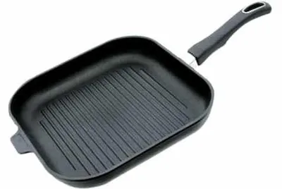 Produktbild von Gastrolux Biotan Grillpan 17428 Bratpfanne, Gusseisen/Gussaluminium, Induktionsherd-geeignet, Antihaftbeschichtung