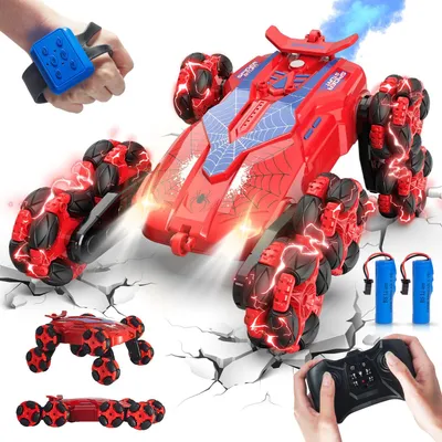 Productafbeelding van RC-auto, afstandsbedieningsauto, auto met afstandsbediening, geschikt voor kinderen vanaf 4, 6, 8 en 10 jaar, 8WD RC-auto