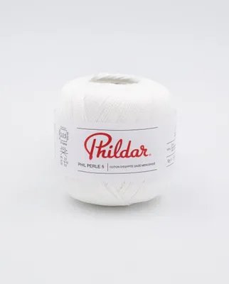 Produktbild von Phildar PERLE Strickgarn weiss
