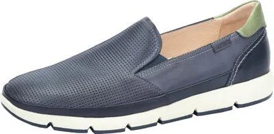 Produktbild von Pikolinos Herren Slipper Leder Mokassin Schlupfschuh Fuencarral M4A-3221C1, Größe:41 EU, Farbe:Blau