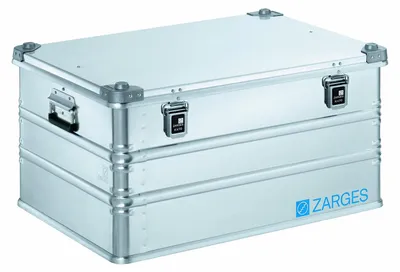 Transportkiste K470 IM, 75x55x38 cm, Stahl, silber, stapelbar