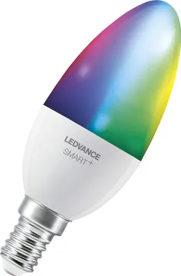 Produktbild von LEDVANCE WLAN-Lampe SMART+ WiFi Classic B40 RGBW E14 4,9 W matt