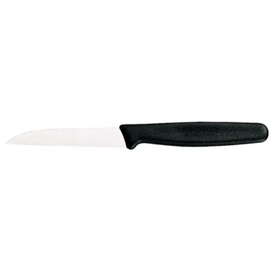 Produktbild von Victorinox 504-33 SwissClassic Gemüsemesser mit Wellenschliff Klinge 8 cm, Griff, schwarz