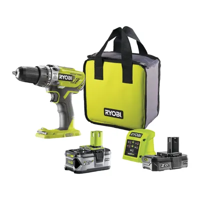 Immagine prodotto di Ryobi R18PD3-0 Batteria per trapano a percussione 18 V 50 Nm (4,0 + 2,0) Ah