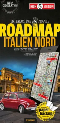 Produktbild von Straßenkarte Italien Nord 1 : 550 000