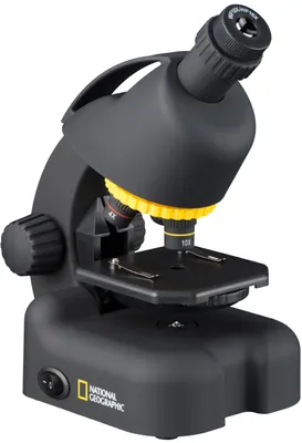 Produktbild von Bresser Optics National Geographic 40-640x, Optisches Mikroskop, Schwarz, 640x, 40x, 160 mm, 220 mm