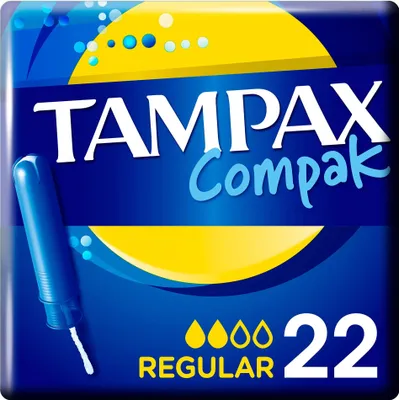 Produktbild von Tampax Compak Regular 22 Einheiten
