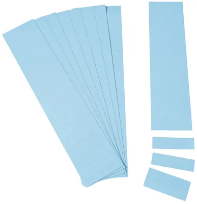 Produktbild von Ultradex Einsteckkarte 847407 60x17mm blau 170 St./Pack.