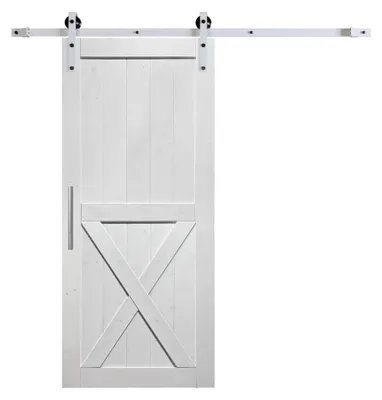 Produktbild von HOME DELUXE - Holzschiebetür SHIVA - Kiefernholz - 205 x 90 cm, inkl. Gleitschiene und Rollen I Holztür Wohnungstür Innentür