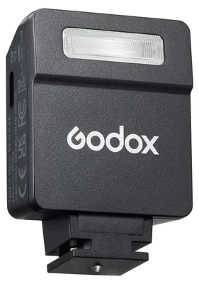 Zdjęcie produktu dla Mini lampa błyskowa Godox iM22, przypinana lampa błyskowa Speedlite, 5 poziomów mocy, 3-sekundowy czas ładowania, 440 błysków z pełną mocą, z akumulatorem ładującym typu C, zamiennik do aparatów bezlusterkowych Canon, Nikon i Sony