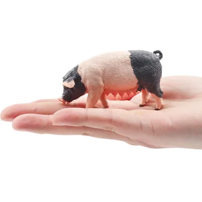 Produktbild von Toymany ML00342-2 Schwein Pietrain stehend 9,1 cm Bauernhof