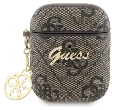 Produktbild von Guess Airpods - Airpods 2 AirPods Case 4G Charm - Bruin
