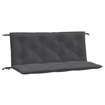Produktbild von vidaXL Gartenbank-Auflagen 2 Stk. Melange Anthrazit 120x50x7 cm Stoff