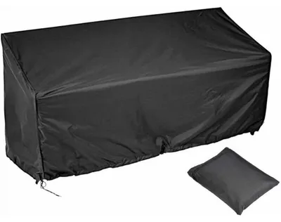 Produktbild von Wasserdichte Gartenbankabdeckung, Gartenbanksitzbezug, für Gartenmöbel, Schutzhülle für den Garten, 163 x 66 x 89 cm