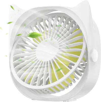 Obrázek produktu pro Mini USB stolní ventilátor, 3 úrovně rychlosti, 360° otáčení, přenosný USB ruční ventilátor, malý ventilátor pro počítač, tichý mini USB ventilátor pro domácnost, kancelář, notebook
