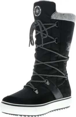 Zdjęcie produktu dla Damskie zimowe buty do kolan Vista z membraną Tex, ocieplane, czarne, rozmiar: 39, kolor: czarny