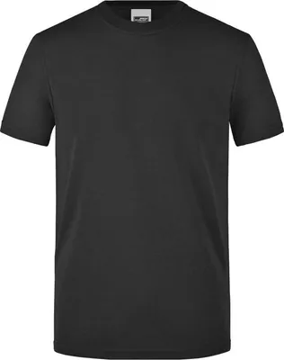 Produktbild von James & Nicholson Mens Workwear T-Shirt Gr. 4XL, schwarz