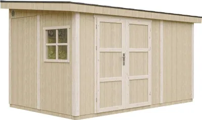 Produktbild von Gartenhaus  8,68 m² - H231x248x412 cm - Mit Boden und Seitenwand – Timbela M939