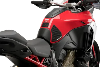 Produktbild von PUIG 21303N Seitliche Tankprotektor  passend fuer DUCATI MULTISTRADA V4 Schwarz