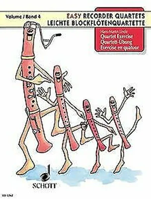 Produktbild von Leichte BlockflötenquartetteBand 4 : Quartettübung für