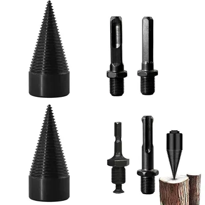 Produktbild von Mehrzweckbohrer Holzspaltbohrer-Set Kohlenstoffstahl (32+42 mm), robust und langlebig
