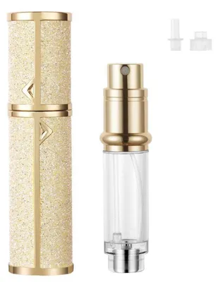Produktbild von Nachfüllbarer Parfümzerstäuber 5 ml Glanzgold für Reisen und Urlaub