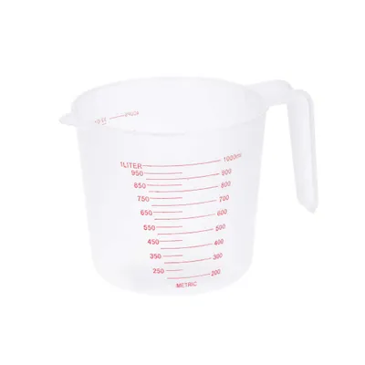 Obrázok produktu pre Základná plastová odmerka 1 l