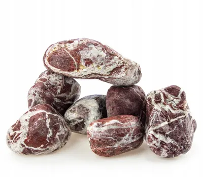 Produktbild von Aquarium Steine Rote Natursteine 5 kg, 5-15 cm, für Aquascaping und Malawi, Tanganika, dekorative Felsen für Höhlen