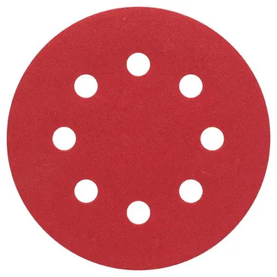Produktbild von Schleifblatt C430, 115 mm, 180, 8 Löcher, Klett, 5er-Pack