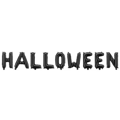 Obrázok produktu pre Fóliový balón na Halloween, 280x46 cm, čierny