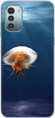 Produktbild von König Design Hülle kompatibel mit Nokia G11 Kunststoff Soft Handyhülle - Handy Case Qualle