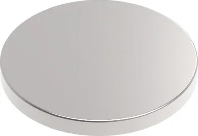 Produktbild von MAUL Magnet rund 10 Stück 2 kg Stahl Metall Neodym magnetisch Ø 1 x 0.3 cm silber