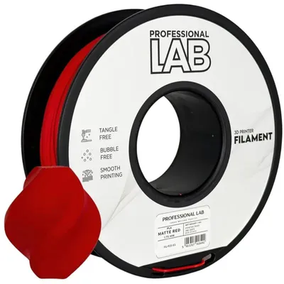 Obrázek produktu pro Filament PLA matně červený Prof. Lab. 1,75 mm 1000 g 3D tiskárna