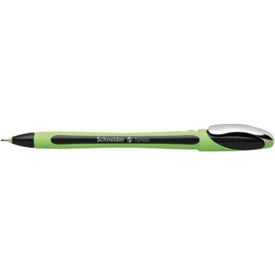 Produktbild von Schneider Schreibgeräte Xpress, Schwarz, Fettdruck, Schwarz, Grün, Tinte auf Wasserbasis, 0,8 mm, 10 Stück(e)