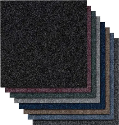 Produktbild von Teppichfliesen Basel Selbstliegend 50 x 50 cm Dunkelblau 85