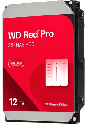 Produktbild von WD Red Pro NAS-Festplatte 12 TB, (SATA 6 Gb/s, 3,5")