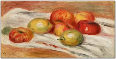 Produktbild von Coloray Bild aus Leinwand 140x70 Leinwand Dekoration - Obst Äpfel