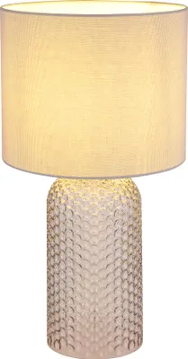 Produktbild von Globo Lighting|Tischleuchte Glas grau, 1x E27