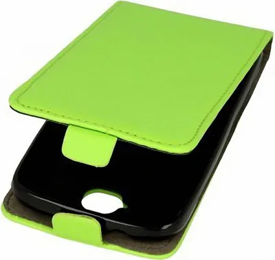 Produktbild von Flip Schutz Hülle für LG Joy Grün Kunstleder Slim Flex