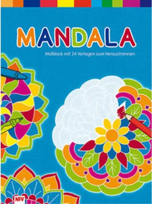 Produktbild von Mandala: Malblock mit 24 Vorlagen zum Heraustrennen