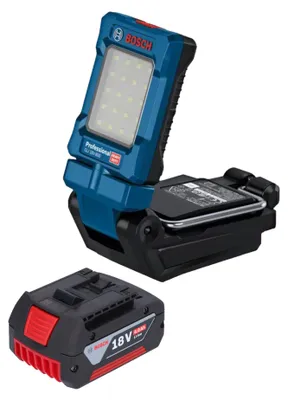 Obrázek produktu pro Bosch GLI 18V-800 Profesionální akumulátorová lampa 18 V 800 lm + 1x akumulátor 4,0 Ah - bez nabíječky