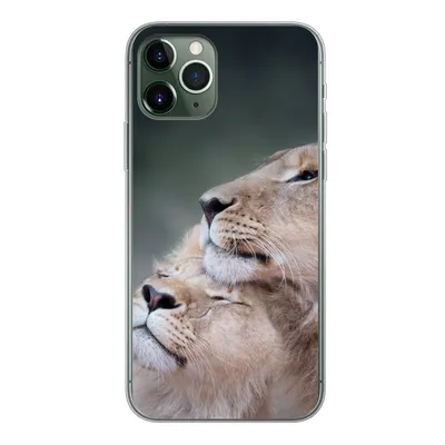 Produktbild von MuchoWow® Handyhülle Schutzhülle Hülle für iPhone 11 Pro Löwe - Wilde Tiere - Big Five Silikon Softcase Handy Hülle - Handy