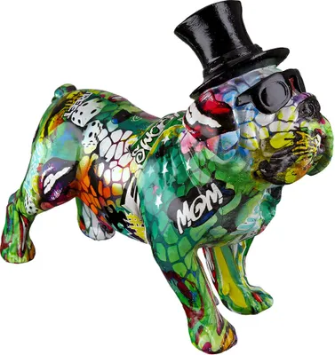 Produktbild von Casablanca by Gilde Dekofigur Mops Street Art H. 24 cm,37200