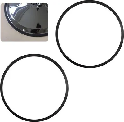 Image de Protège-pieds pour tabourets de bar - Lot de 2 - 58 cm - Anneaux en plastique antidérapants - Protège-pieds pour tabourets de bar - Plaque de base pour tabourets de bar - Protège-pieds pour base circulaire