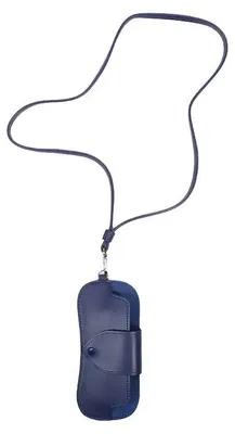 Productafbeelding van Brilhoesje, draagbaar design, duurzaam materiaal, blauw
