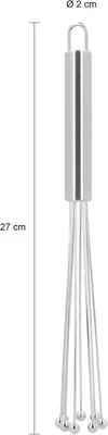 Productafbeelding van Klopper met bolvormige uiteinden, roestvrij staal, 25 cm, voor gebruik in de keuken