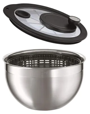 Productafbeelding van Rösle saladeslinger met glazen deksel, diameter 24 cm
