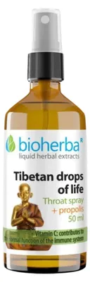 Obrázok produktu pre Tibetský sprej na hrdlo s propolisom – 50 ml – Bioherba