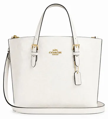 Produktbild von Damenhandtasche Coach Mollie Tote 25 In Signature Canvas, Weiß